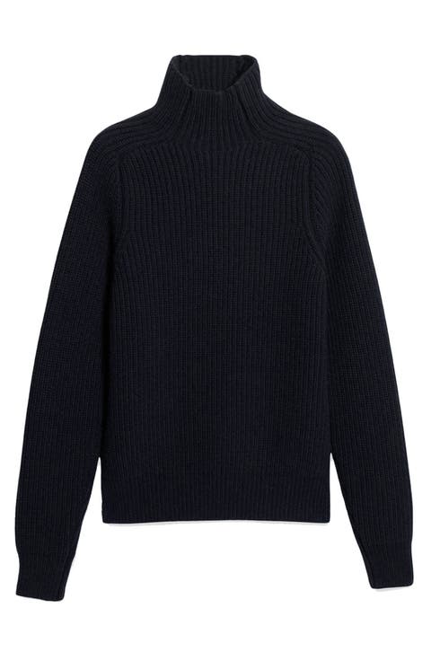Leona High Neck Wool and Cashmere Sweater