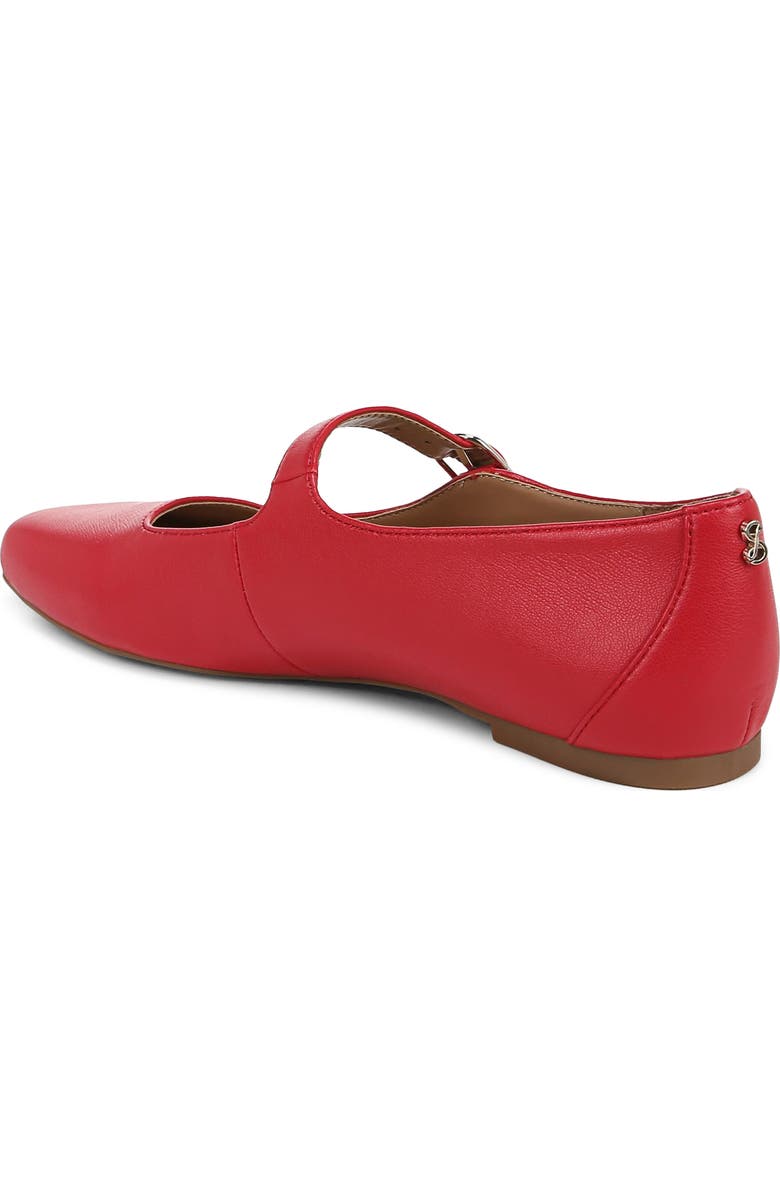 SAM & LIBBY Fredi Mary Jane Flat, Alternate, color, Riviera Red