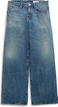 AG Adria Low Rise Wide Leg Jeans