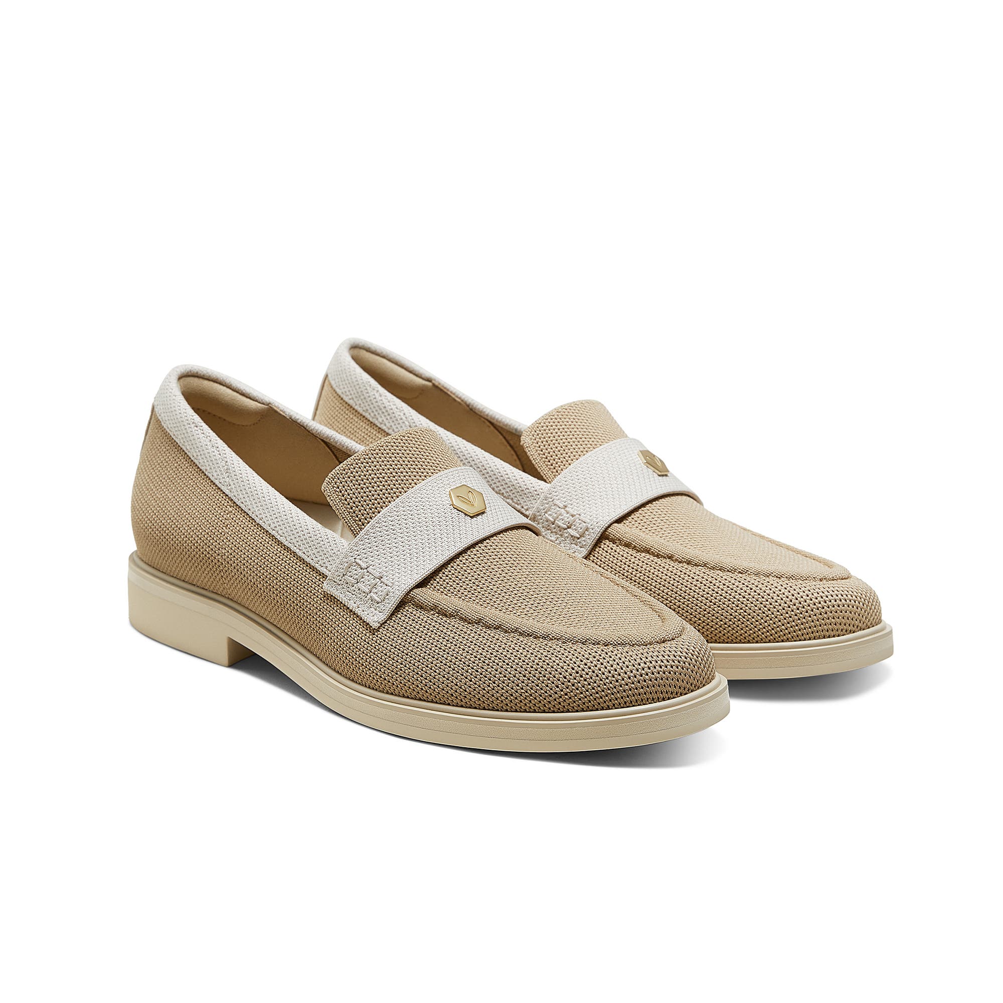 VIVAIA Classic Penny Loafers, Main, color, Nude Ivory