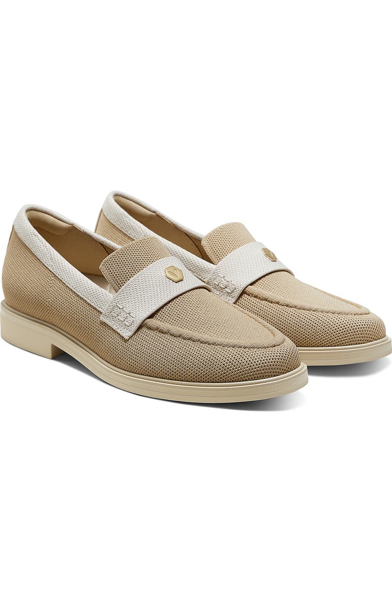 VIVAIA Classic Penny Loafers, Main, color, Nude Ivory