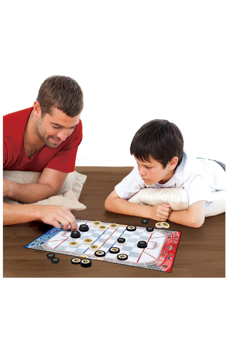 NHL - League Checkers Board Game, Alternate, color, Multicolor