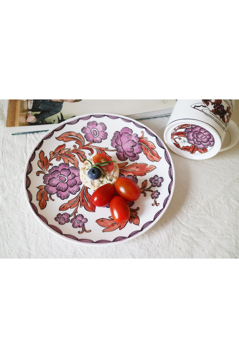 Heritage Rosa Rugosa Salad Plate, Alternate, color, Multi