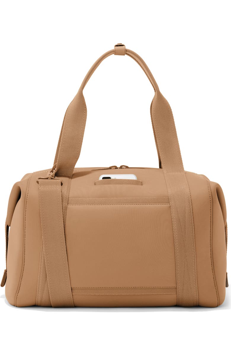 Dagne Dover Landon Large Neoprene Carryall, Alternate, color, Camel