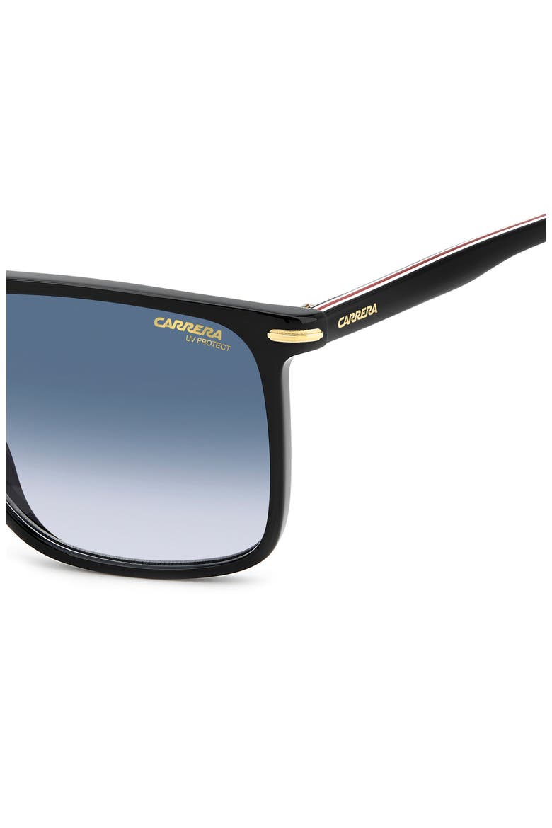 59mm Navigator Sunglasses, Alternate, color, BLACK RED/ DK BLUE SF