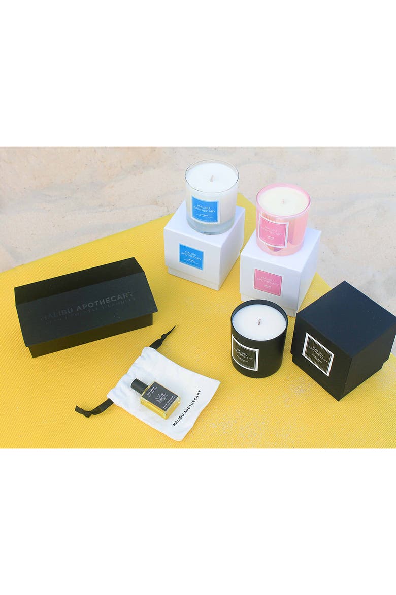 Mini Matte Black Candle, Alternate, color, Montauk
