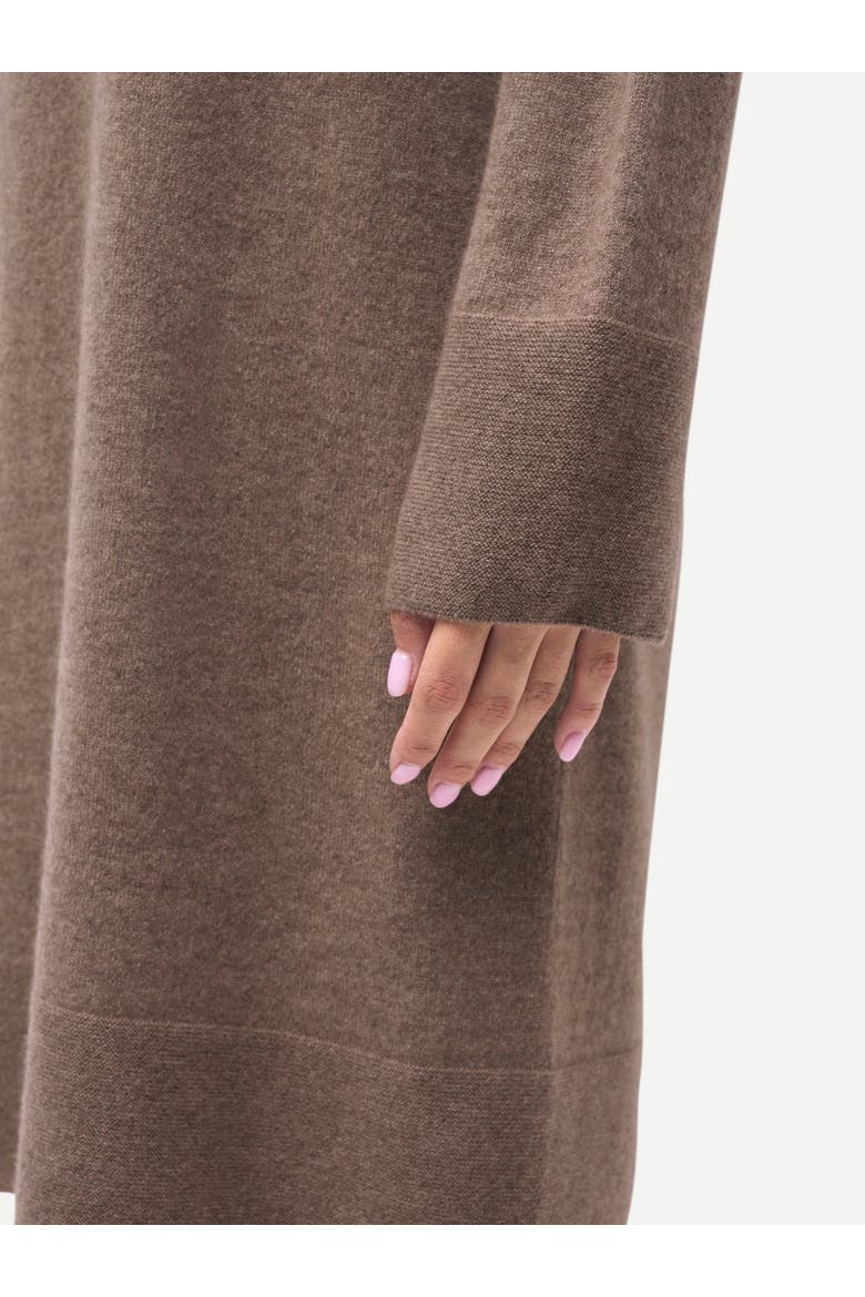 C-Neck Knit Dress, Alternate, color, taupe