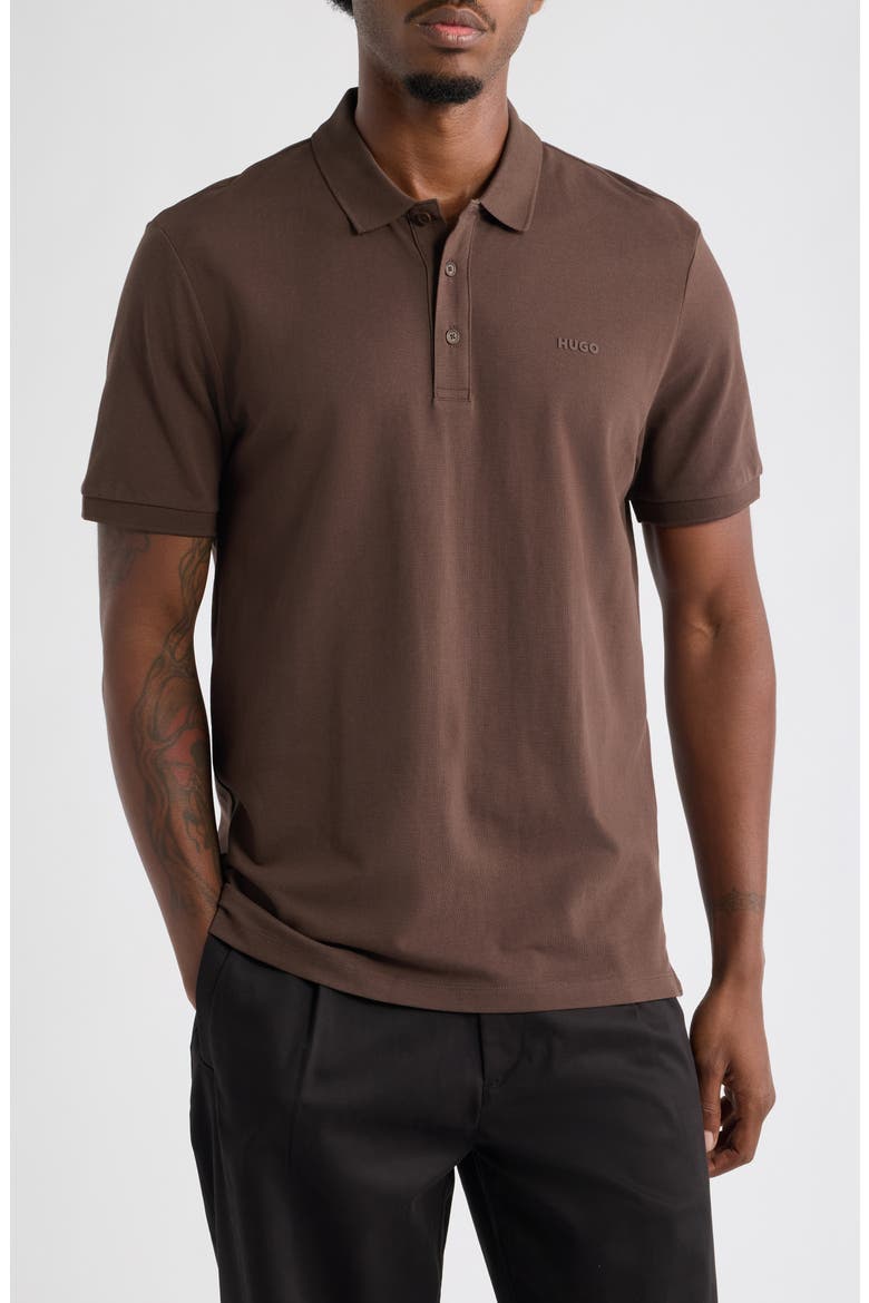 Donos Pima Cotton Polo, Main, color, BROWN