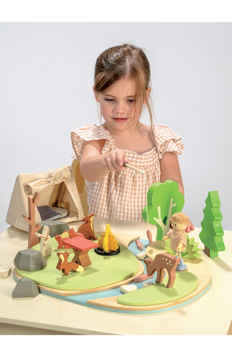 Tender Leaf Toys Wildlife Camping Playset, Alternate, color, Green Multi