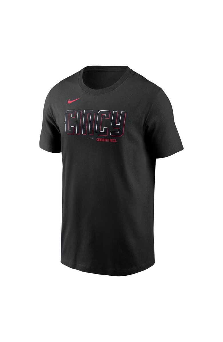 Nike Men's Nike Ken Griffey Jr. Black Cincinnati Reds City Connect Fuse Name & Number T-Shirt, Alternate, color, Black