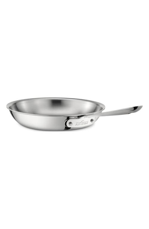 All-Clad D3 10-Inch Stainless Steel Fry Pan in Silver 