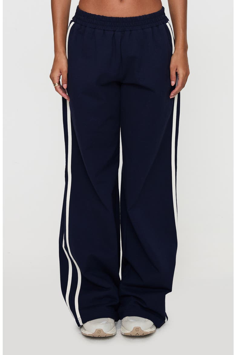 Circuit Cotton Blend Track Pants, Main, color, NAVY