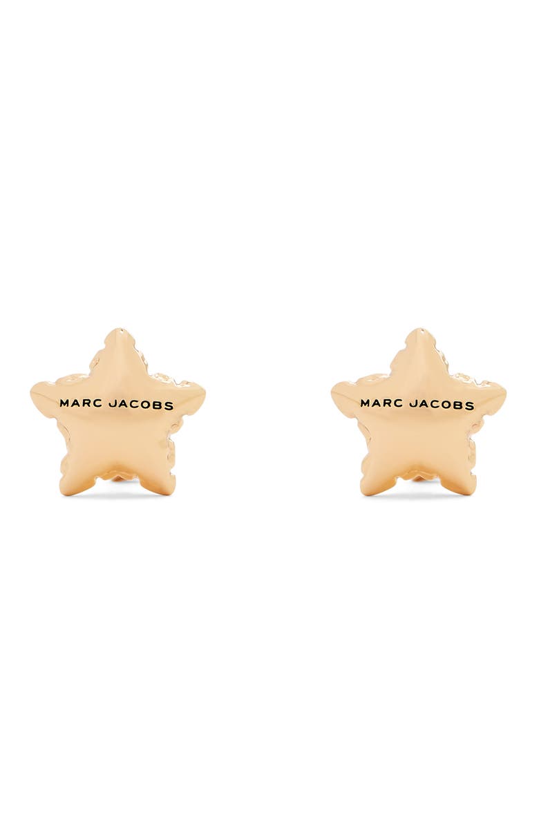Marc Jacobs Micro Star Balloon Stud Earrings, Main, color, Light Antique Gold
