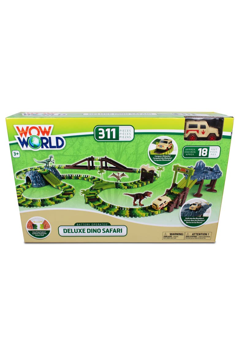 Deluxe Dino Safari Track 311 Piece Set, Alternate, color, Multicolored