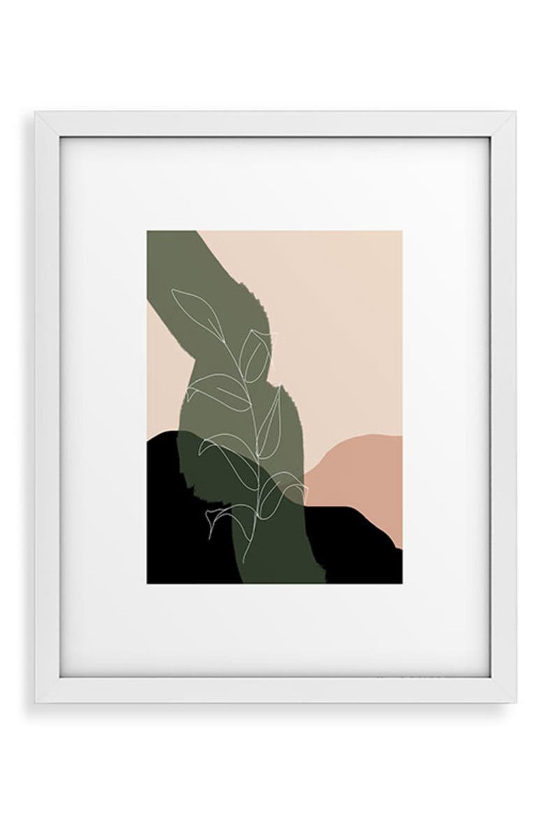Boho Framed Art Print, Main, color, WHITE FRAME