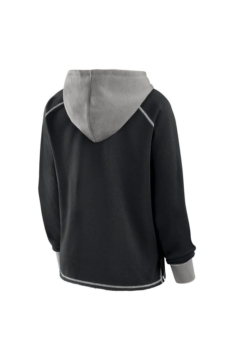 Logo Athletic Women's Logo Athletic Black Los Angeles Kings Hit It French Terry Full-Zip Hoodie, Alternate, color, Black