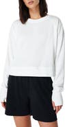 Sweaty Betty After Class Cotton Blend Crop Sweatshirt