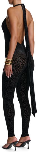Burnout Open Back Jumpsuit