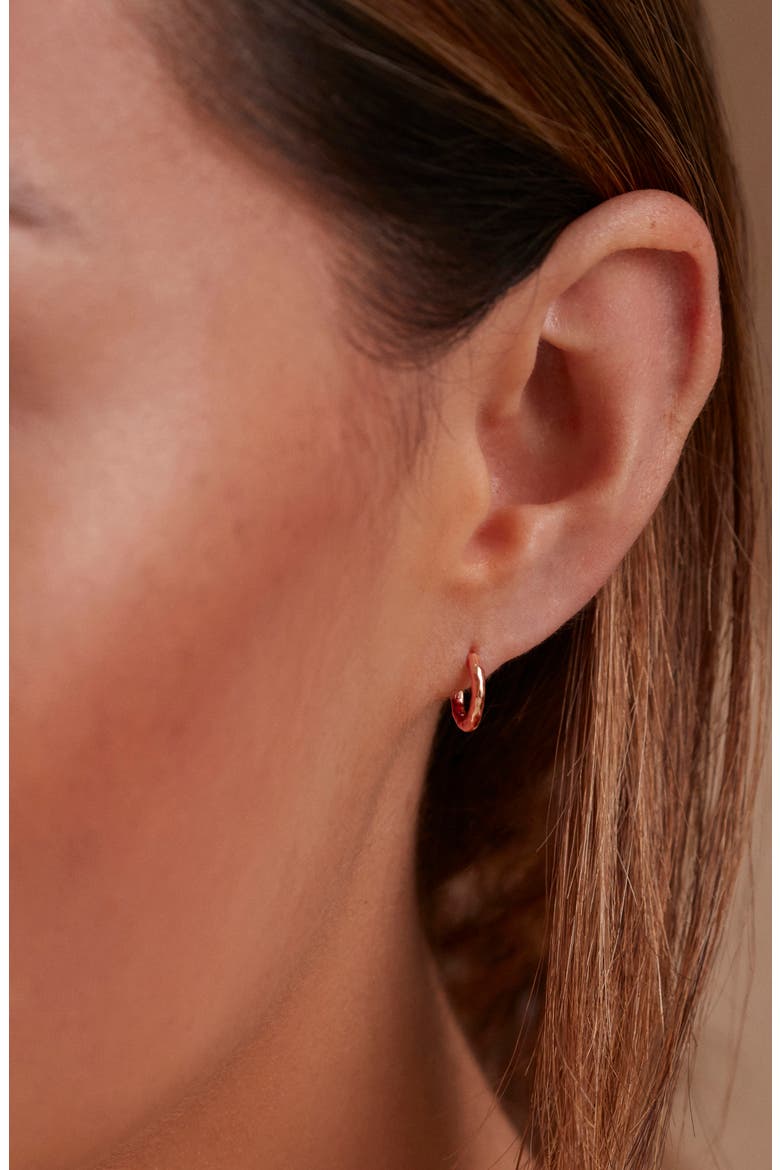 MV Siren™ Muse Mini Huggies, Alternate, color, 18K ROSE GOLD VERMEIL