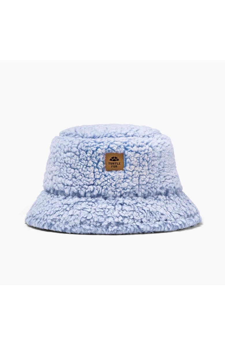 Turtle Fur Stomp Fleece Bucket Hat, Main, color, Violet