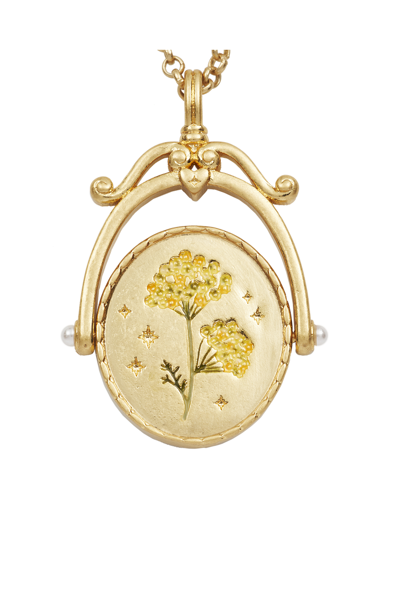 Y Initial Yarrow Gold Spinner Chain Necklace, Alternate, color, Gold