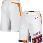 Nike Men's Nike White Phoenix Suns Swingman Performance Shorts - Association Edition