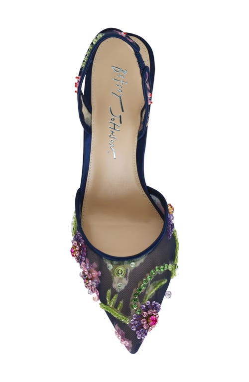 BETSEY JOHNSON BETSEY JOHNSON VELMA POINTED TOE SLINGBACK PUMP 