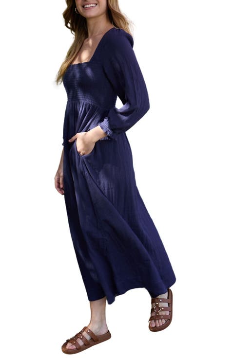 Pippa Shirred Bodice Maxi Dress