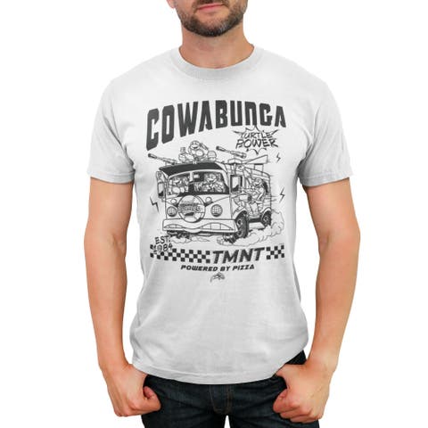 Men's Teenage Mutant Ninja Turtles Cowabunga Team Power Race  Graphic T-Shirt