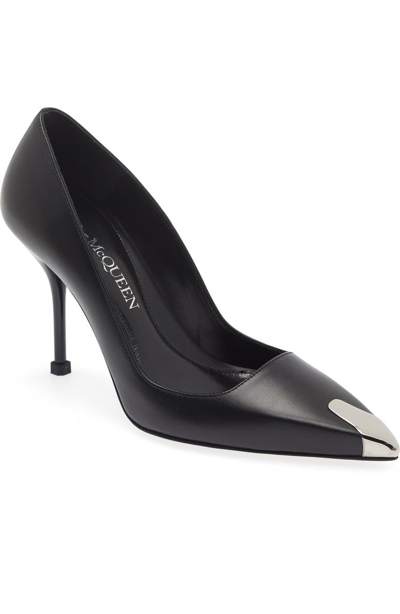 McQueen Punk Pointed Toe Pump, Main, color,