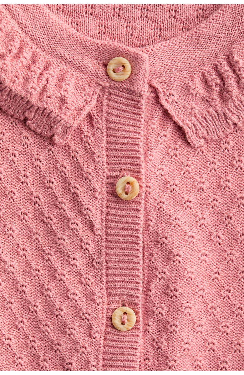 H&M Textured-knit Cotton Romper Suit, Alternate, color, Pink