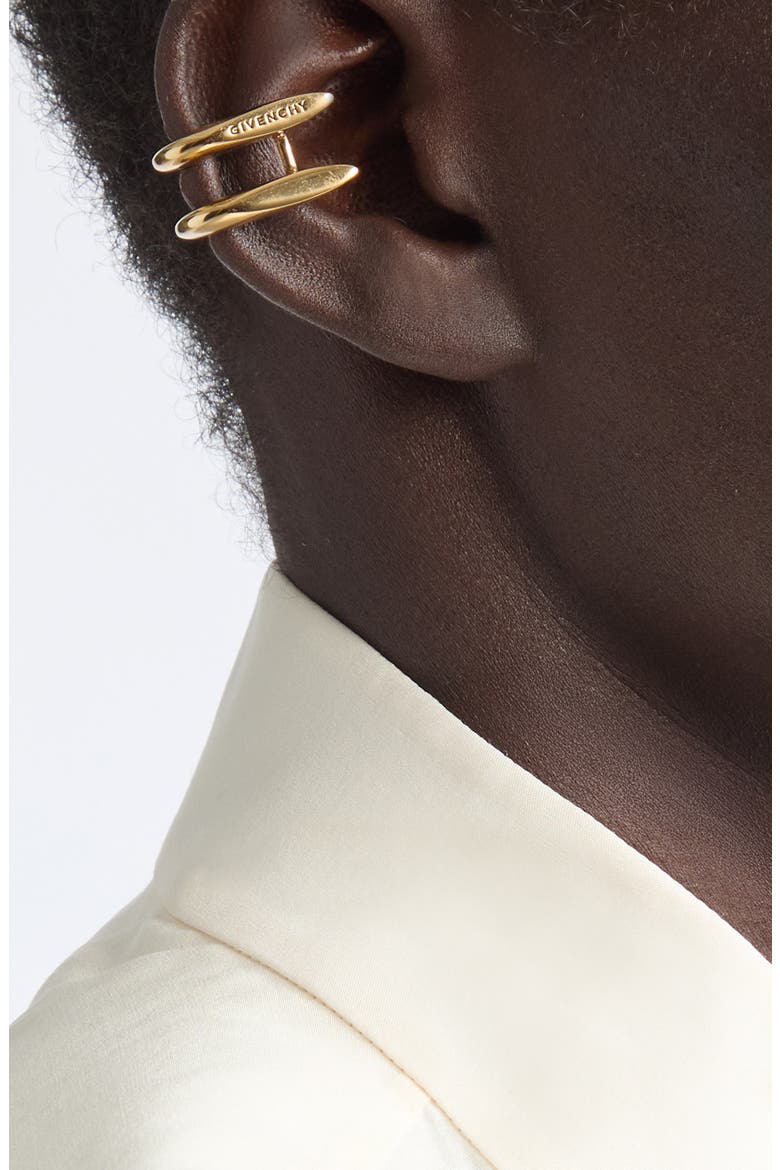 Pinch Golden Ear Cuff, Alternate, color, GOLDEN YELLOW