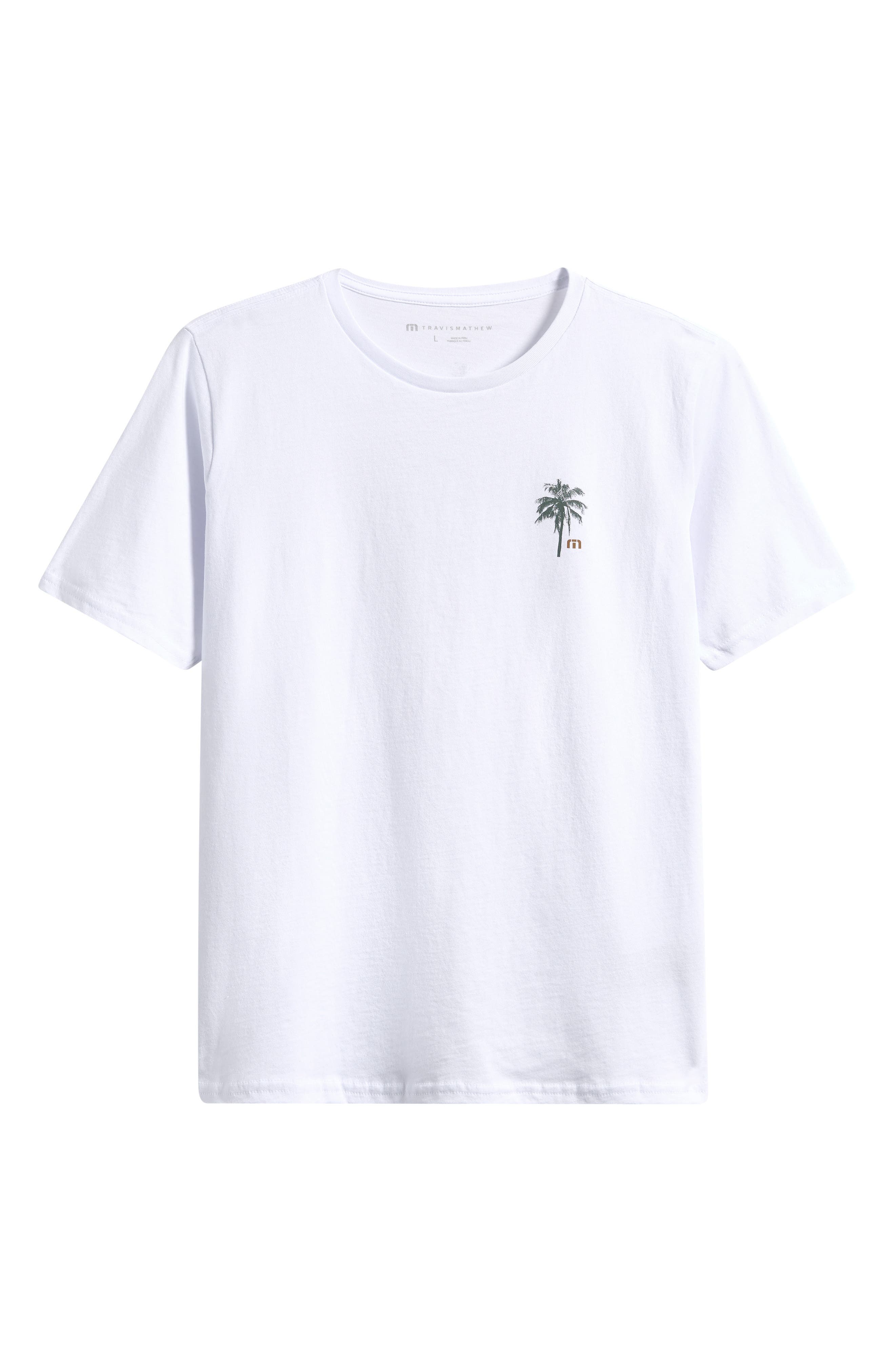 Travismathew Kids' Horizon Hideaway Graphic Tee In White