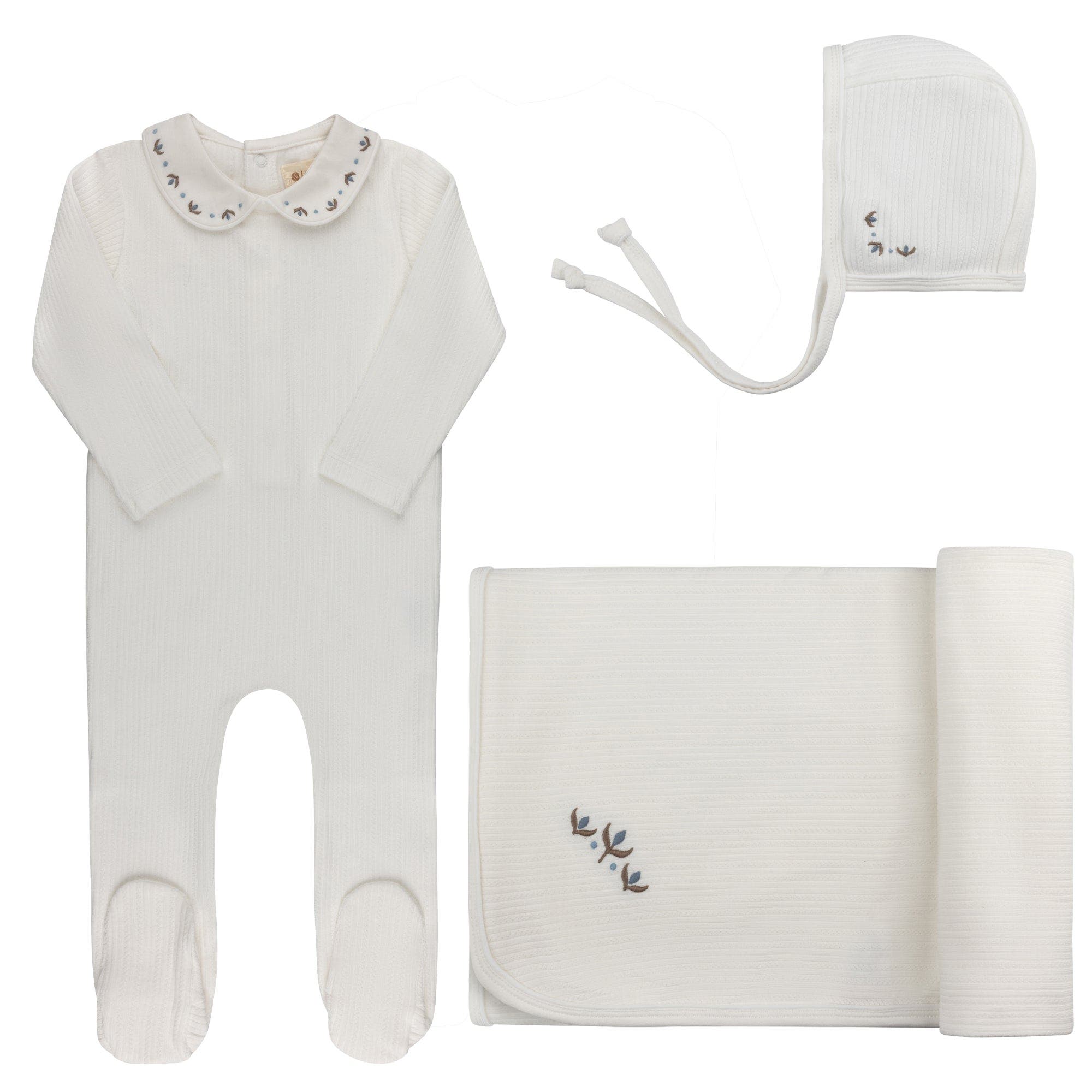 Ivory/Blue