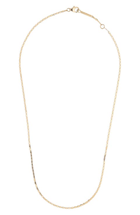 14K Gold Petite Malibu Chain Necklace