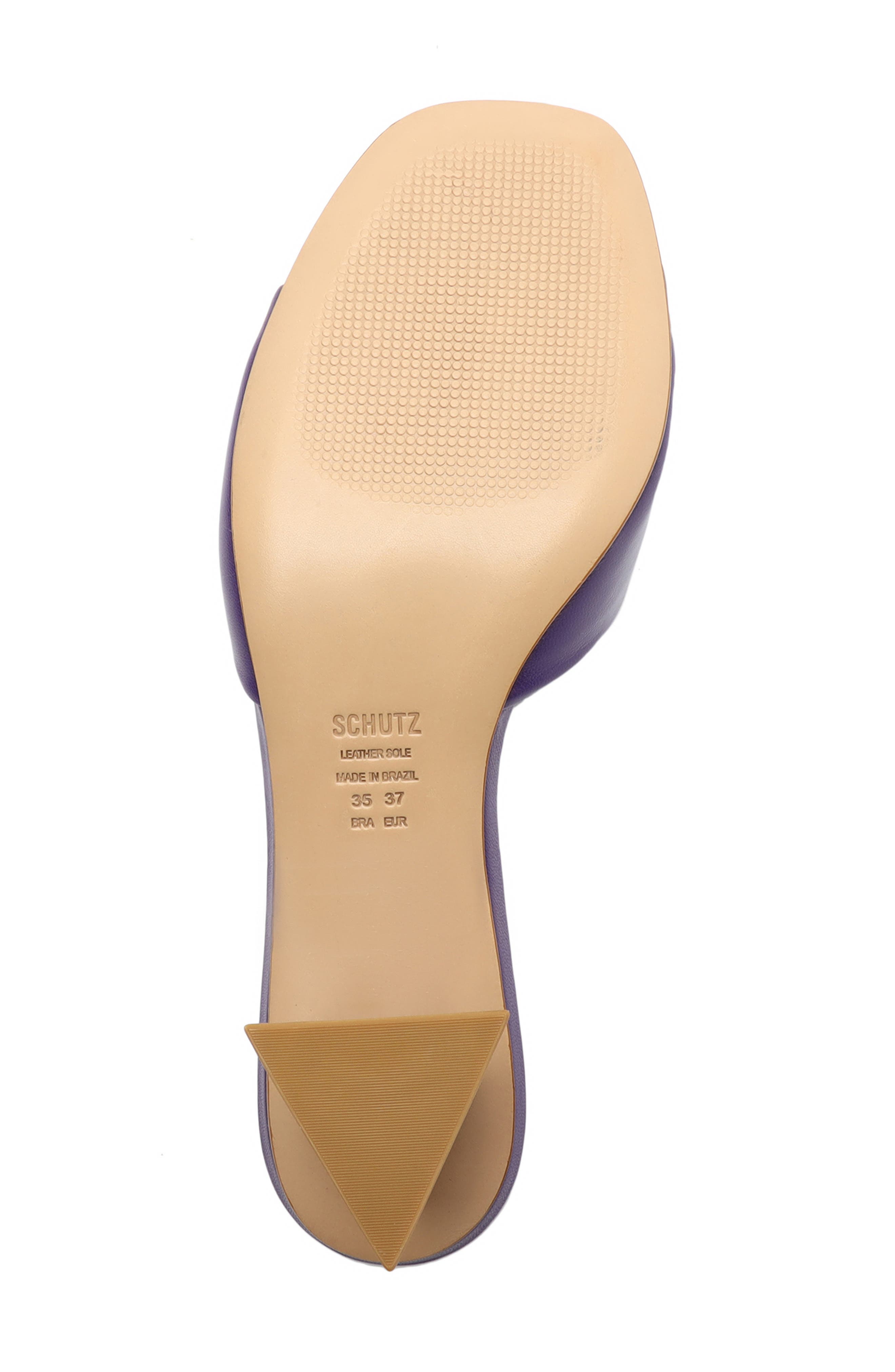 Schutz Schut Lizah Lo Slide Sandal, Alternate, color, Purple Cherry