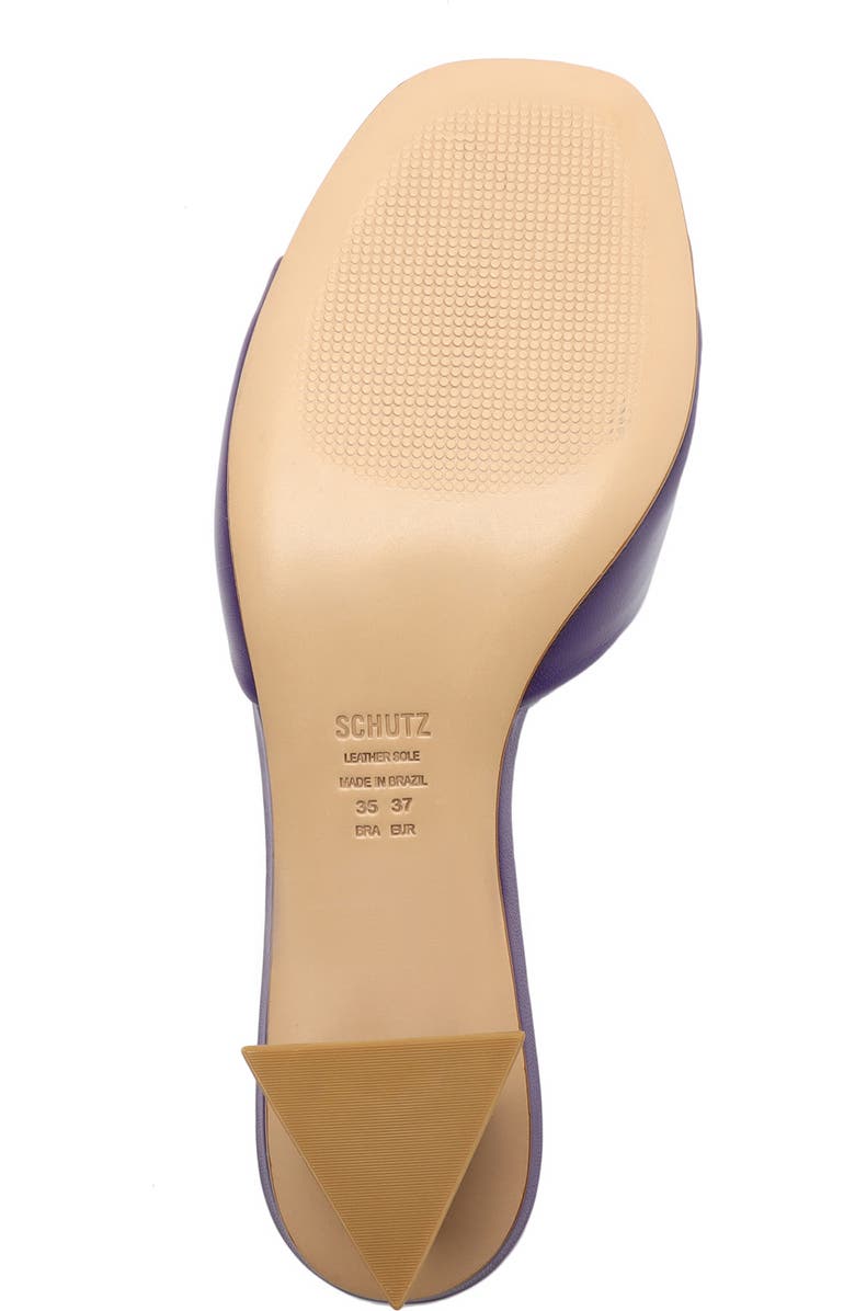 Schutz Schut Lizah Lo Slide Sandal, Alternate, color, Purple Cherry