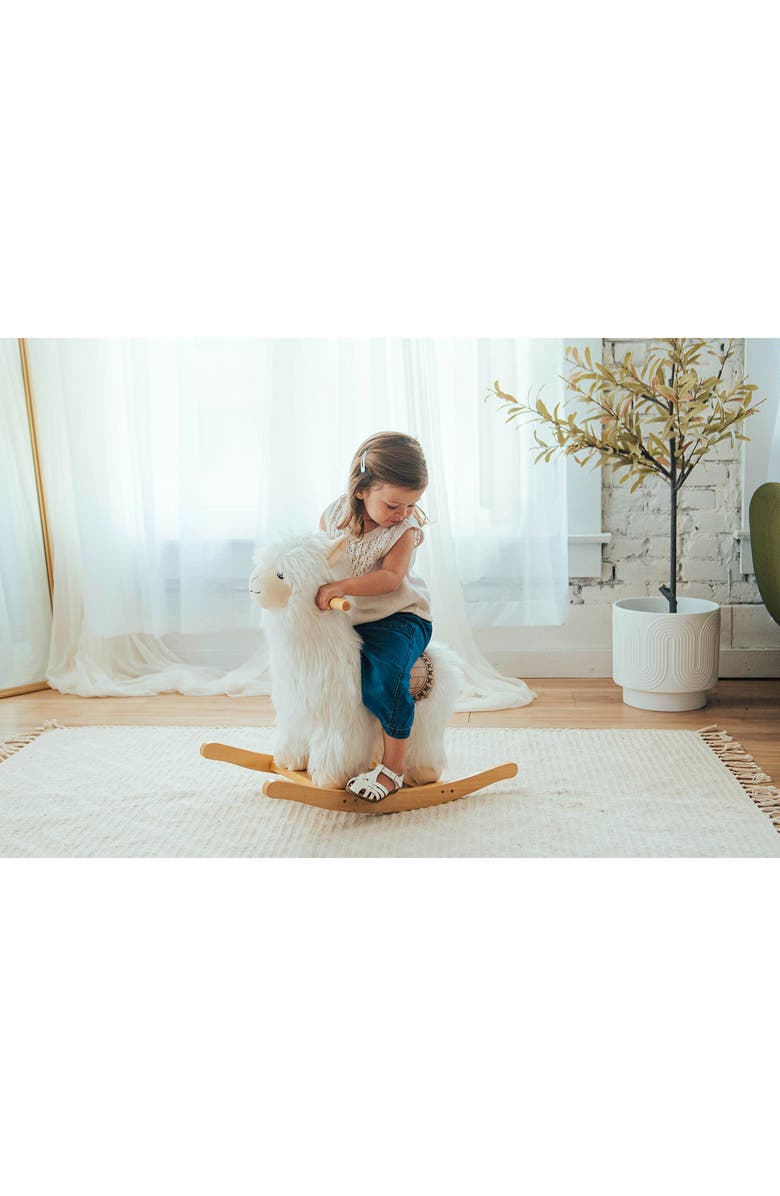 Wonder & Wise by Asweets Alpaca Rocker Toy, Alternate, color, Multi