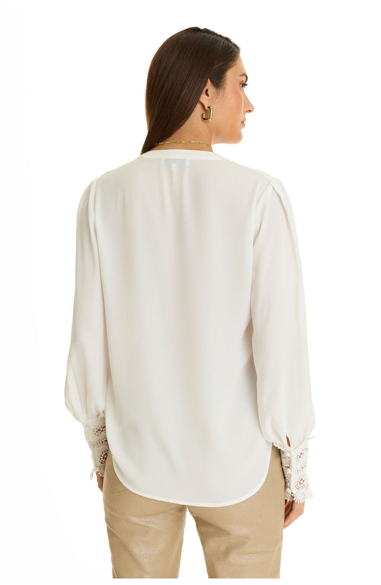 The Noli Shop Blake Lace Sleeve Blouse, Alternate, color, 
