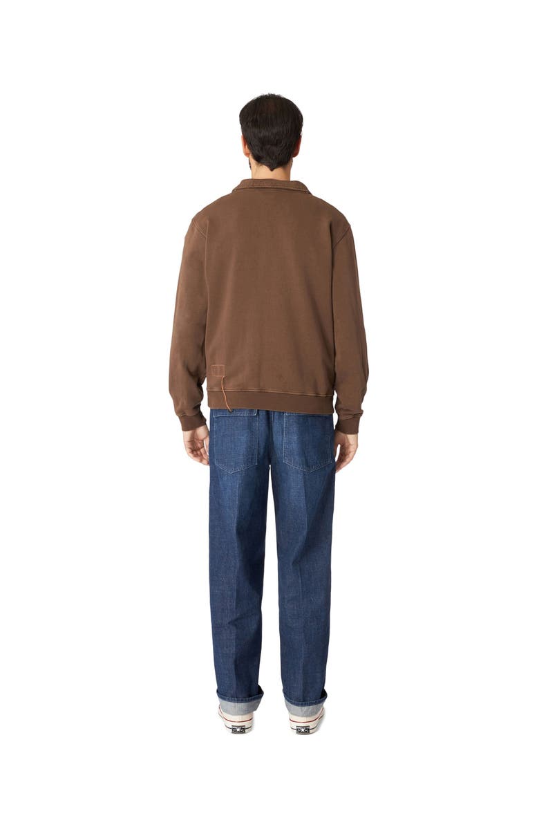 Fortela Zip-Up Sweatshirt with Pocket, Alternate, color, Oil