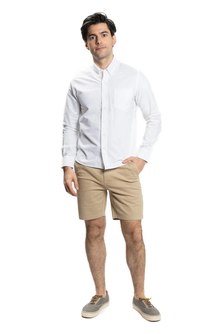 Stretch Chino Shorts 7 Inch, Alternate, color, Khaki