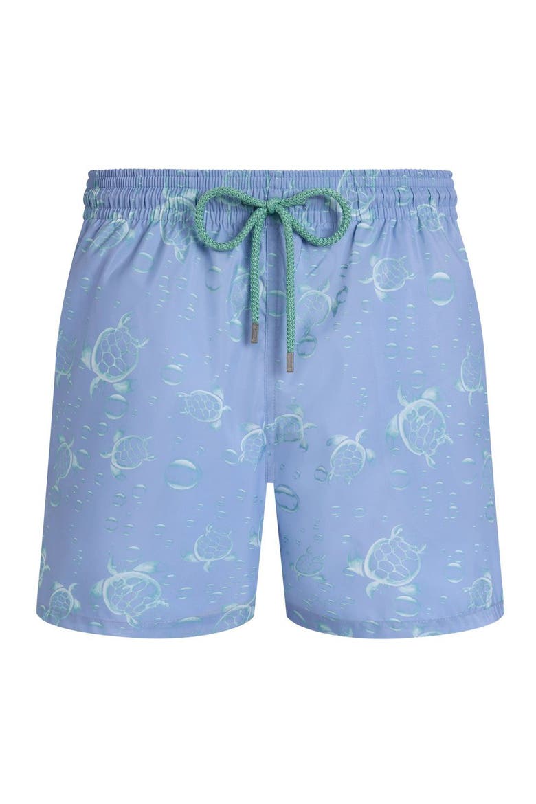Ultra-light and packable Swim Trunks, Main, color, Cyan