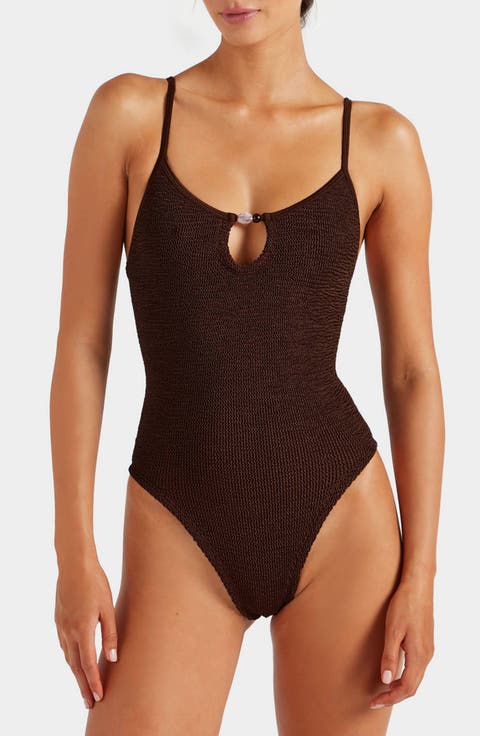 Mia Beaded One-Piece Swimsuit