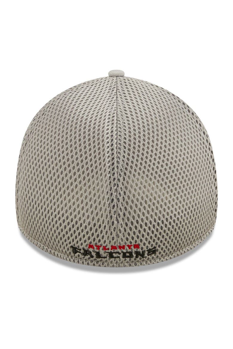 Men's New Era Gray Atlanta Falcons Team Neo 39THIRTY Flex Hat, Alternate, color, Gray
