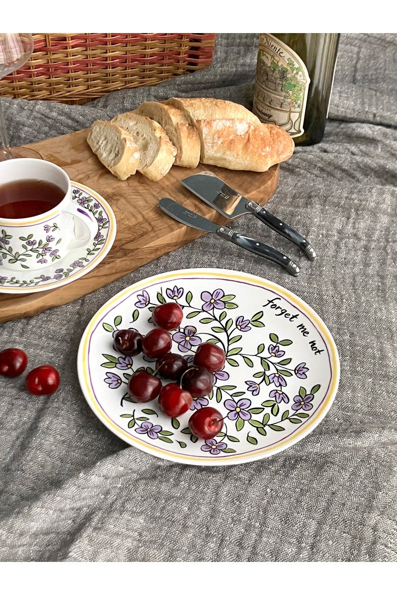 Heritage Forget Me Not Salad Plate, Alternate, color, Multi