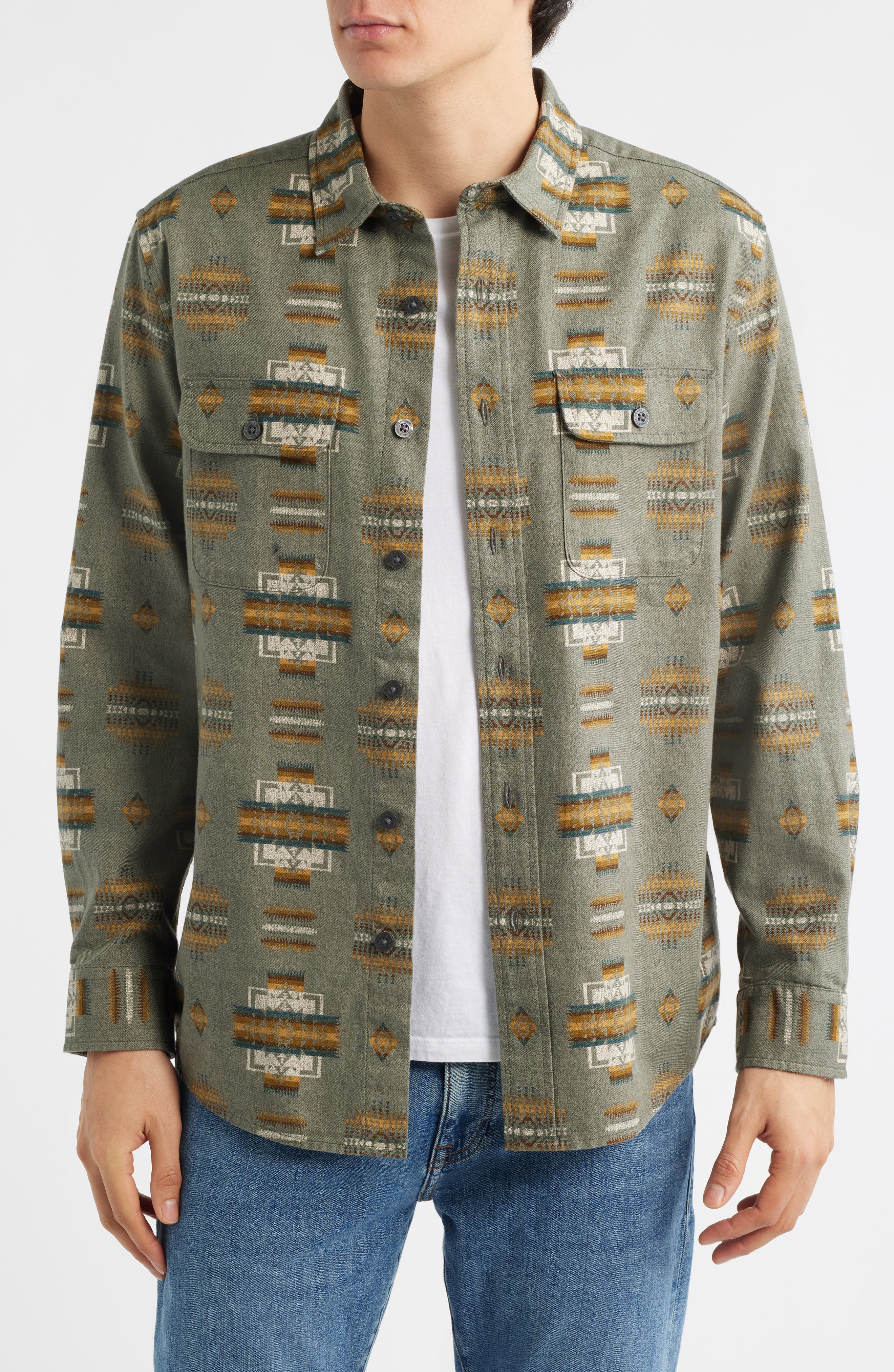Tanner Twill Button-Up Shirt - image 2