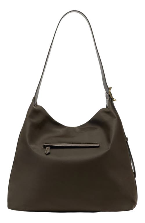 Oryany Sophia Nylon Shoulder Bag In Brown