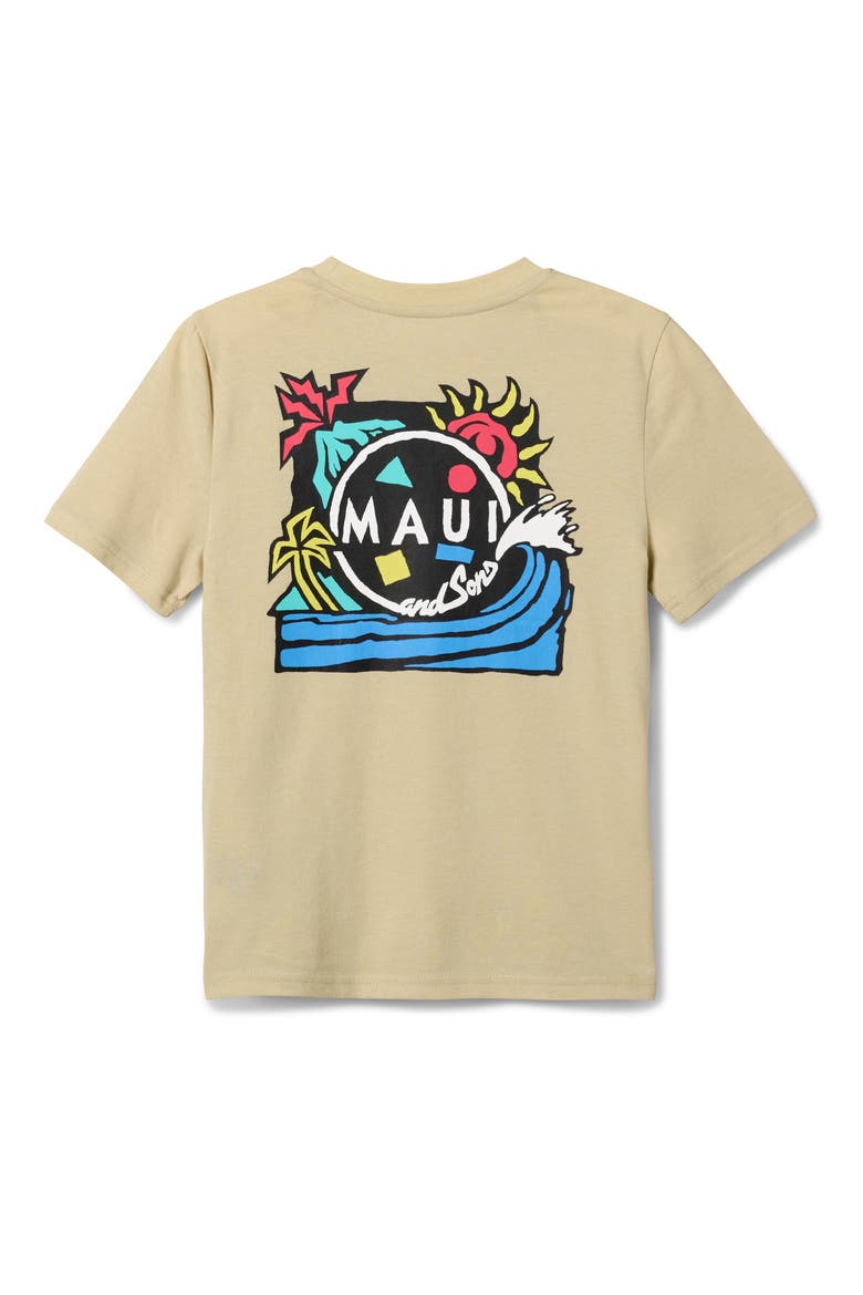Island Style Boys Graphic T-Shirt, Alternate, color, SAND