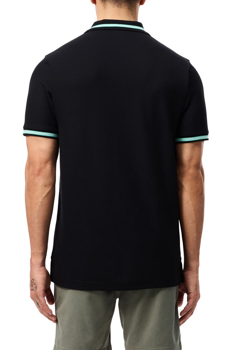 Psycho Bunny Irving Tipped Piqué Polo, Alternate, color, 