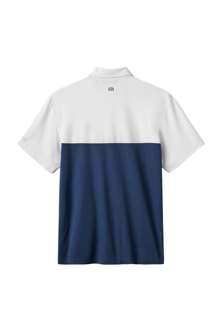 Men's TravisMathew White/Navy St. Louis Cardinals Home Run Leader Tri-Blend Polo, Alternate, color, White